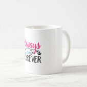 Couple Art immer und für immer Kaffeetasse (VorderseiteRechts)