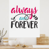 Couple Art immer und für immer Poster (Küche)