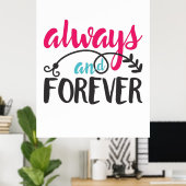 Couple Art immer und für immer Poster (Heimbüro)