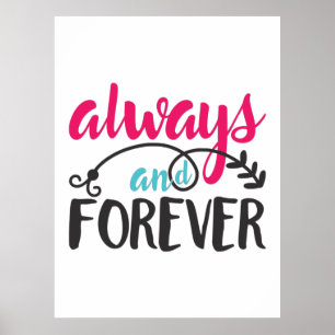 Couple Art immer und für immer Poster