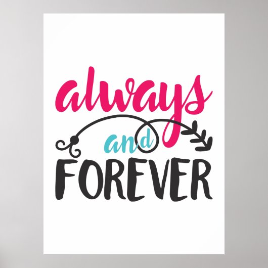Couple Art immer und für immer Poster (Vorne)