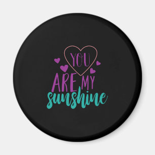 Couple Art Sie sind mein Sonnenschein Magnet