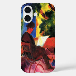 Couple at at Garden Table by August Macke iPhone 16 Hülle