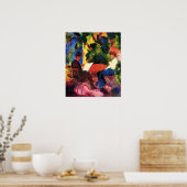 Couple at at Garden Table by August Macke Poster (Küche)