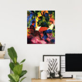 Couple at at Garden Table by August Macke Poster (Heimbüro)