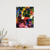 Couple at at Garden Table by August Macke Poster (Küche)