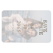 Couple Beach Foto Wedding Save the Date Magnet (Horizontal)