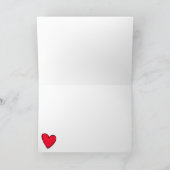 Couple BEST TIME JE Personalisiert Valentinstag Karte (Innenseite)