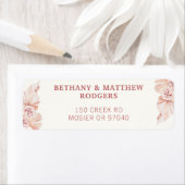 Couple Boho Wedding Einladung Envelope Rücksendead (Insitu)