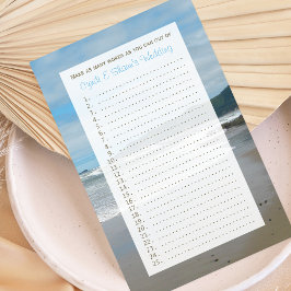 Couple Bridal Polterabend Games - Beach