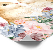 Couple Bunny Blume Holz Kinderzimmer Dekoration (Ecke)