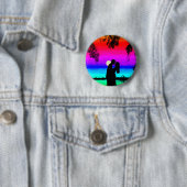 Couple By Lake Rainbow Button (Beispiel)