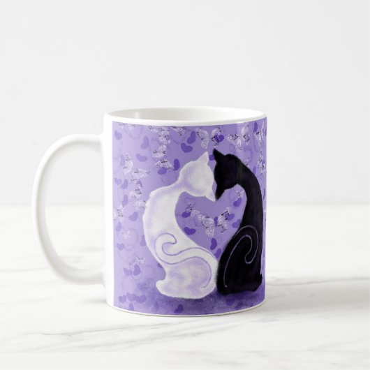 Couple Cat Coffee Tasse (Links)