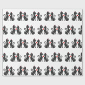 Couple Cat fall in Liebe - Wählen Sie die Hintergr Geschenkpapier (Flach)