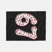 Couple Costume Duo 67 Meme Six Seven Valentines Da Fleecedecke (Vorderseite (Horizontal))