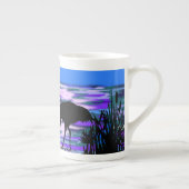 Couple Crane Bird Tasse (Rechts)
