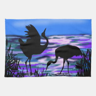 Couple Crane Küchentuch