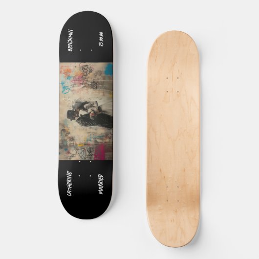 Couple Customize Graffiti Urban Skateboard (Vorderseite)