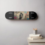 Couple Customize Graffiti Urban Skateboard<br><div class="desc">Dieses Paar kann Namen und Image-Skateboard anpassen,  um den Namen des Paares zu personalisieren und das Bild zu ersetzen</div>