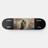 Couple Customize Graffiti Urban Skateboard (Horizontal)