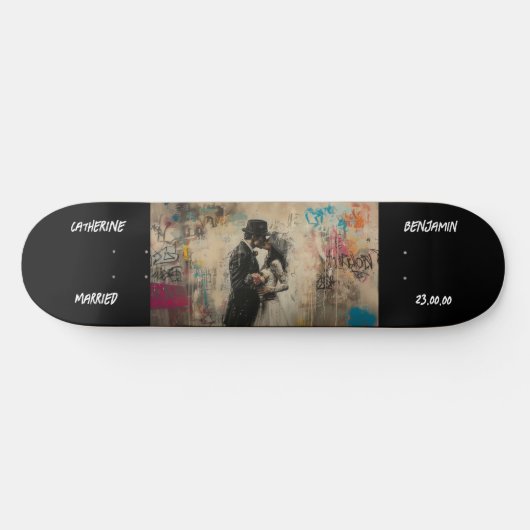 Couple Customize Graffiti Urban Skateboard (Horizontal)