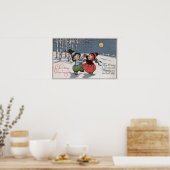 Couple Dancing im Mondlicht Poster (Küche)