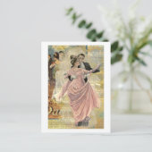 Couple Dancing Postkarte (Stehend Vorderseite)