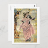 Couple Dancing Postkarte (Vorne/Hinten)