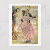 Couple Dancing Postkarte (Vorderseite)