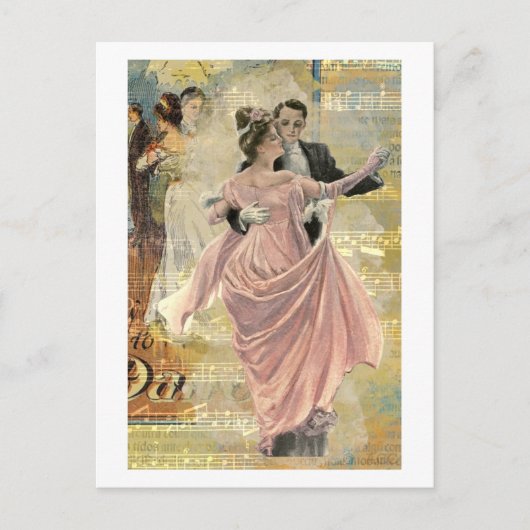 Couple Dancing Postkarte (Vorderseite)