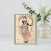 Couple Dancing Postkarte (Stehend Vorderseite)