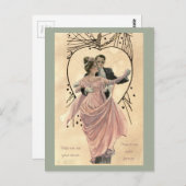 Couple Dancing Postkarte (Vorne/Hinten)