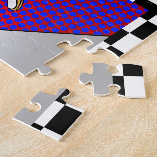 Couple Dancing | Retro Nostalgic der 50er Jahre Puzzle (Seite)