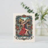 Couple dancing the tango in Argentina Postkarte (Stehend Vorderseite)