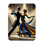 Couple Dancing Waltz Magnet (Vertikal)