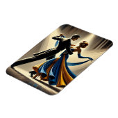 Couple Dancing Waltz Magnet (Linke Seite)