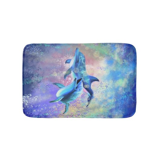 Couple Dolphin Bath Mat Badematte (Vorderseite)