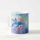 Couple Dolphin Coffee Tasse (Vorderseite Links)