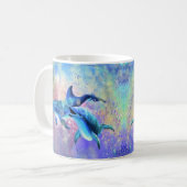 Couple Dolphin Coffee Tasse (Vorderseite Links)