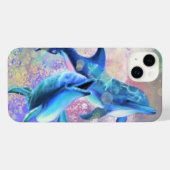 Couple Dolphin iPhone Case iPhone Hülle (Rückseite (Horizontal))