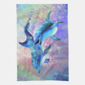 Couple Dolphin Küchentuch (Vertikal)