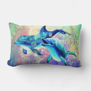 Couple Dolphin Pillow Lendenkissen