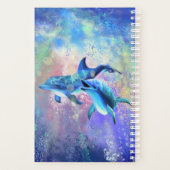 Couple Dolphin Planner Planer (Rückseite)