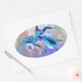Couple Dolphin Sticker (Umschlag)