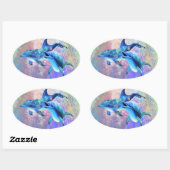 Couple Dolphin Sticker (Blatt)
