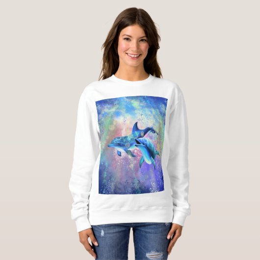 Couple Dolphin Sweatshirt (Vorne ganz)