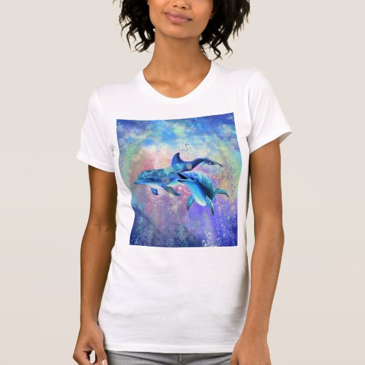 Couple Dolphin T - Shirt (Vorderseite)