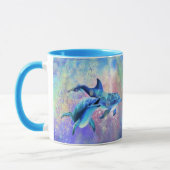 Couple Dolphin Tasse (Links)