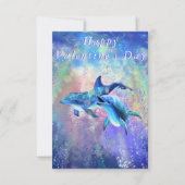Couple Dolphin Valentine's Day Card - I Liebe You Karte (Vorderseite)