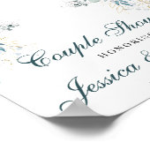 Couple Dusche Begrüßungszeichen Poster (Ecke)